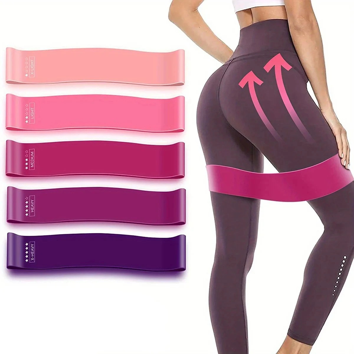 Crossfit Training Gear - Elastyczne taśmy oporowe do ćwiczeń fitness,