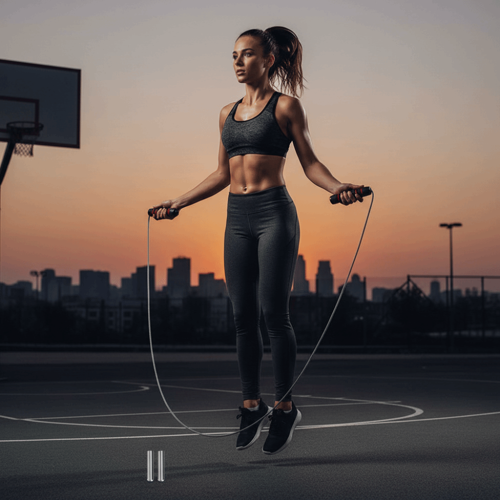 Jump Rope Speed Bearing - Regulowana długość, system łożyskowy, stalowa linka,