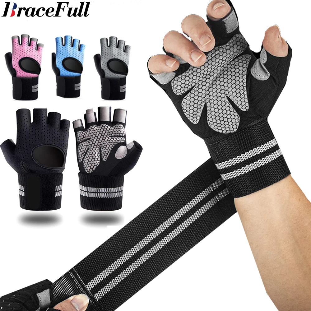 Wrist Wrap Support - 1 para rękawic do ćwiczeń na