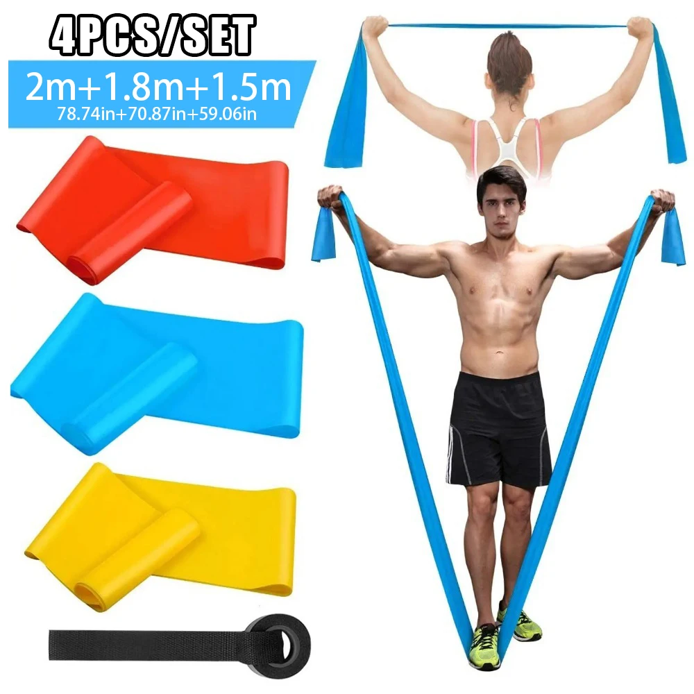 Crossfit Training Gear - 4 szt./zestaw Elastyczne Gumy Fitness Taśmy