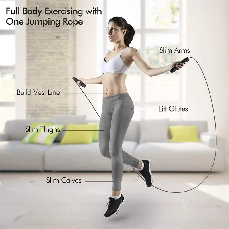 Regulowana skakanka ze stalowy – Jump Rope Speed Bearing recenzja i cena