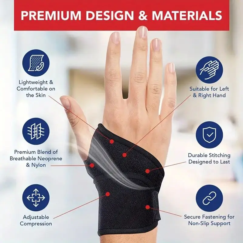 Regulowana orteza nadgarstka I – Wrist Wrap Support recenzja i cena