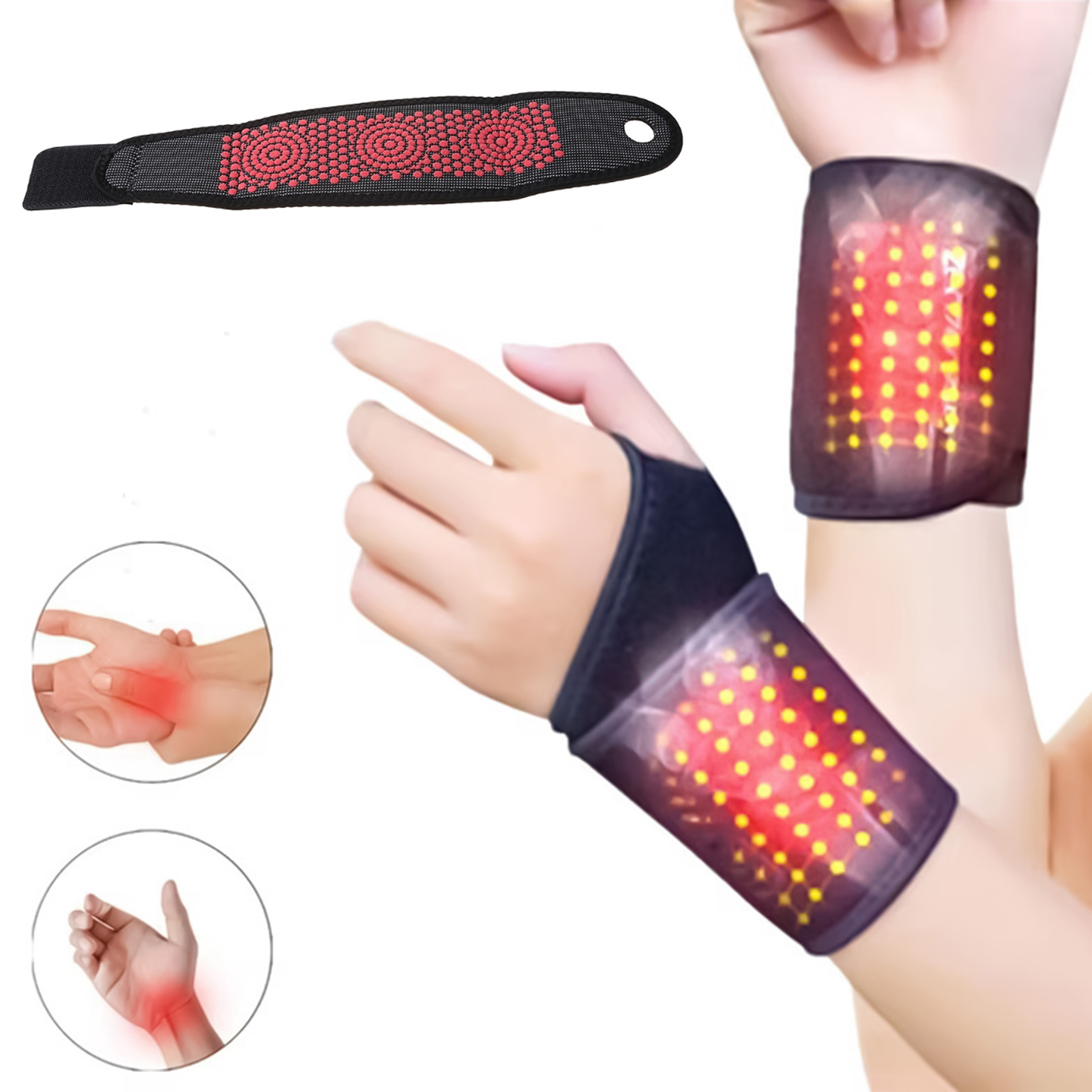 1/2 szt. Samonagrzewający się  – Wrist Wrap Support recenzja i cena